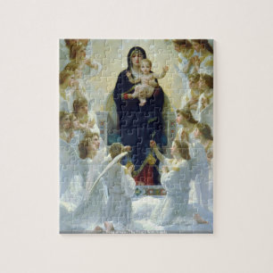 Puzzle Bouguereau - la Virgen con ángeles