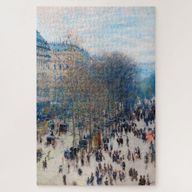 Puzzle Boulevard de París, Claude Monet (Vertical)