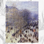 Puzzle Boulevard des Capucines por Claude Monet, Bella Ar<br><div class="desc">El Boulevard des Capucines (1873) de Claude Monet es un pintoresco paisaje de arte urbano con una escena callejera en París, Francia. El Boulevard des Capucines es uno de los cuatro "grandes bulevares" de París, una cadena de bulevares que recorren el este y el oeste y que también incluye el...</div>