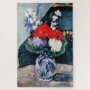Puzzle Bouquet con Pequeño Delft, Paul Cezanne
