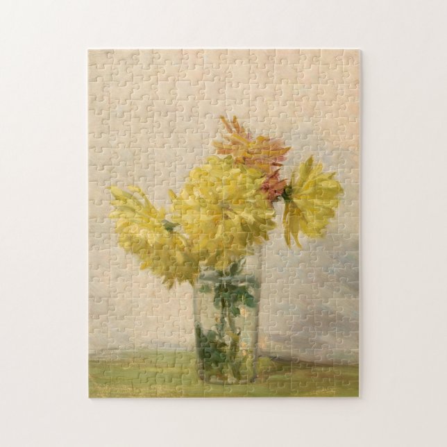 Puzzle Bouquet de flores amarillas | Edward Herbert Barna (Vertical)