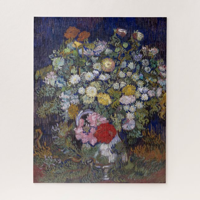 Puzzle Bouquet de flores en una bolsa | Van Gogh | (Vertical)