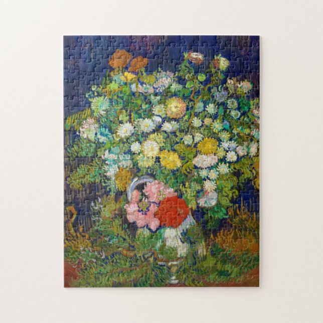 Puzzle Bouquet de flores en una vara, Van Gogh (Vertical)