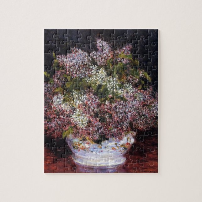 Puzzle Bouquet de flores por Renoir (Vertical)
