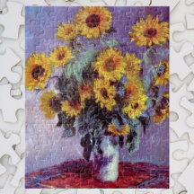 Bouquet de girasoles de Claude Monet, arte vintage