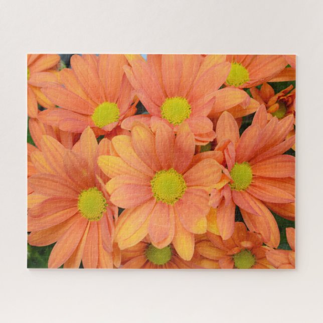 Puzzle Bouquet de hermosas flores Naranjas (Horizontal)