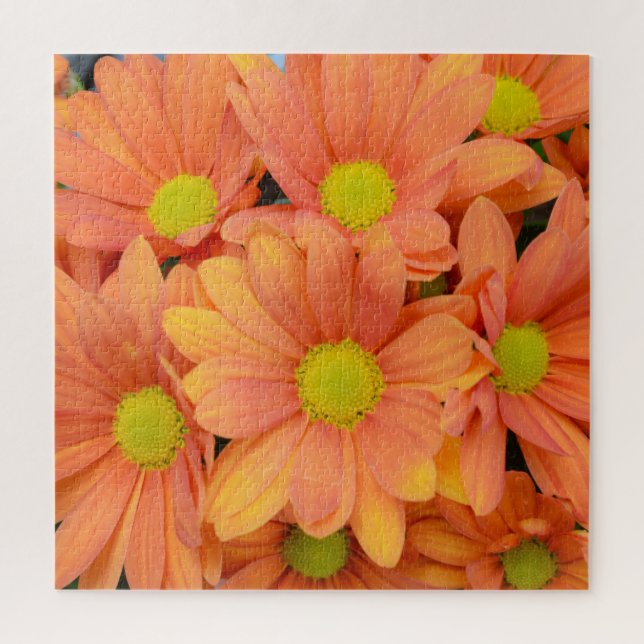 Puzzle Bouquet de hermosas flores Naranjas (Vertical)