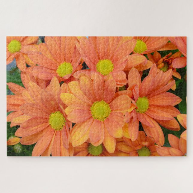 Puzzle Bouquet de hermosas flores Naranjas (Horizontal)