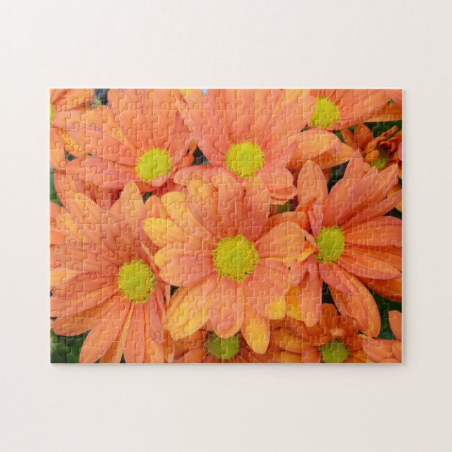 Puzzle Bouquet de hermosas flores Naranjas (Horizontal)