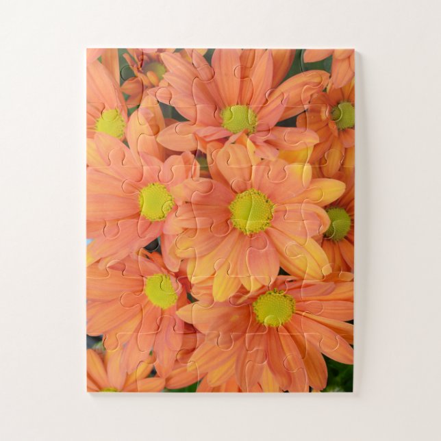 Puzzle Bouquet de hermosas flores Naranjas (Vertical)