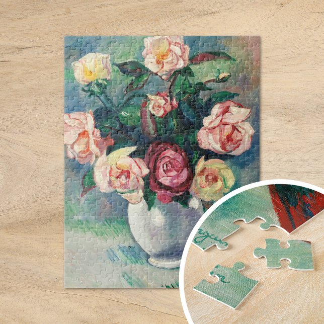 Puzzle Bouquet de Rosas | Henri Manguin (Subido por el creador)