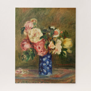 Puzzle Bouquet de Rosas por Renoir Impresionist Painting