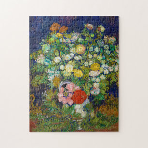 Puzzle Bouquet Flowers in a Vase, Van Gogh