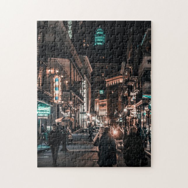 Puzzle Bourbon Street New Orleans (Vertical)
