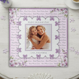Puzzle Boutique Lavender Coquette Foto del Día de la Madr