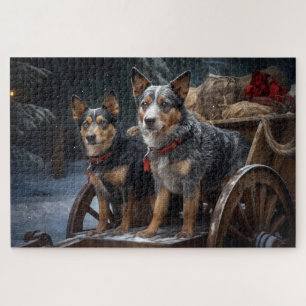 Puzzle Bovino Australiano Decoración de Navidades Snowy S
