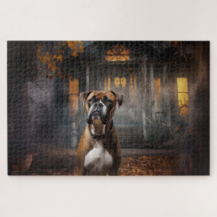 Puzzle Boxeador de Halloween Espantoso