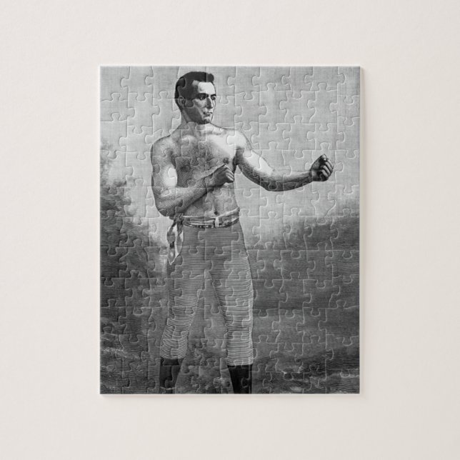 Puzzle Boxeo Deportivo Antiguo, Perfil de Boxeador Victor (Vertical)