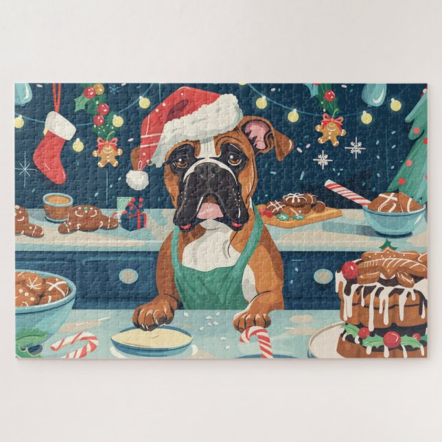 Puzzle Boxer Holiday Baking: Navidades festivos (Horizontal)