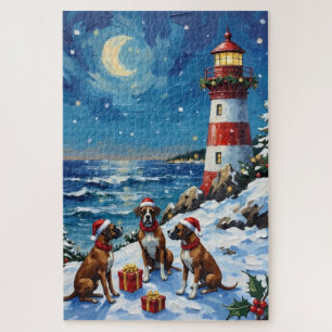 Puzzle Boxer Navidad Faro Fiesta