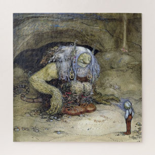 Puzzle "Boy with Troll" por John Bauer