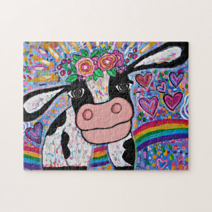 Puzzle Bozuelo Katie Cow 252 Pieza