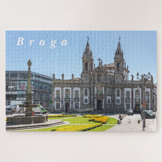 Puzzle  Braga. Vistas al centro de la ciudad. (Horizontal)