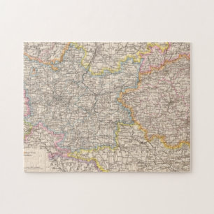 Puzzle Brandemburgo, seleccione el mapa del Atlas