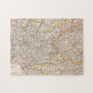 Puzzle Brandemburgo, seleccione el mapa del Atlas