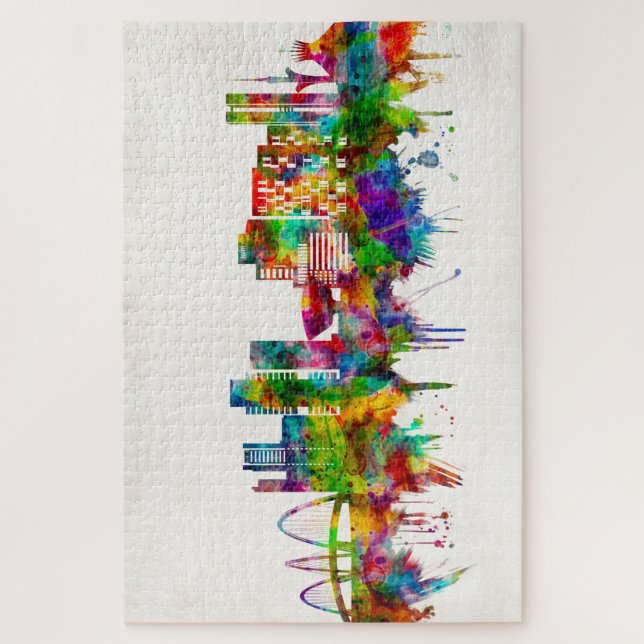 Puzzle Brasilia Brazil Skyline (Vertical)