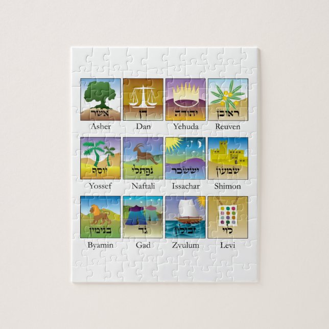 Puzzle Brasões das dormita el conforme de Tribos de (Vertical)