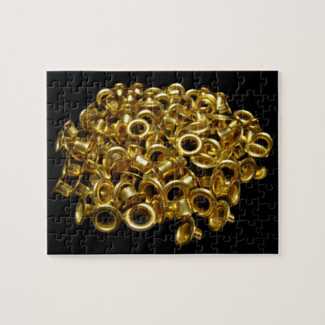 Puzzle Brass Grommets (Horizontal)