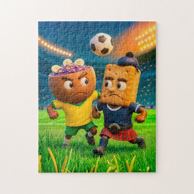 Puzzle Brazilian açaí bowl versus Scottish shortbread soc (Vertical)