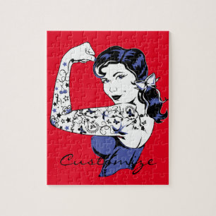 Puzzle Brazo del chica del tatuaje encima de Thunder_Cove