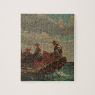Puzzle Breezing Up (Un viento favorable) de Winslow Homer