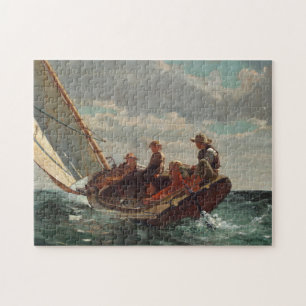 Puzzle Breezing Up (Un Viento Justo)   Winslow Homer