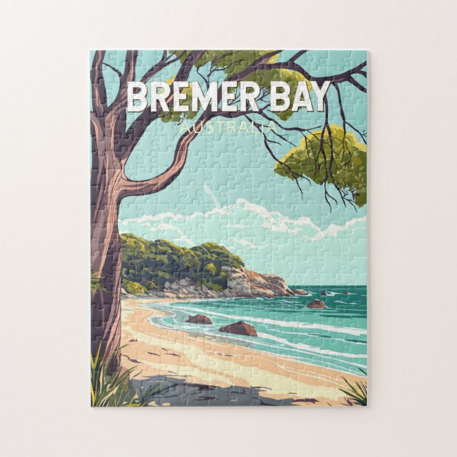 Puzzle Bremer Bay Australia Viaje al arte (Vertical)