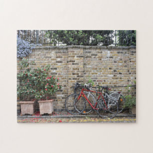 Puzzle Brick Wall and Bicycles London Reino Unido