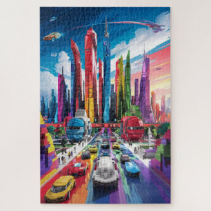 Puzzle Bricktopia: El paisaje urbano futurista5