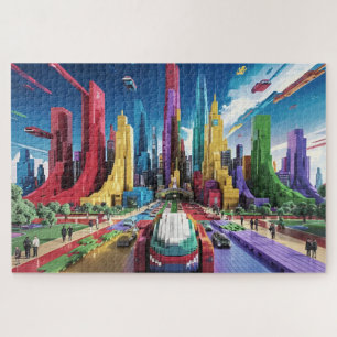 Puzzle Bricktopia: Paisaje urbano futurista4