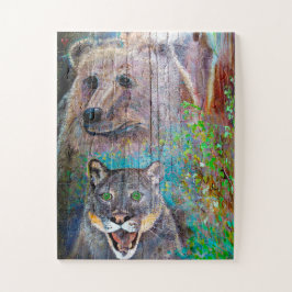 Puzzle Bridge Pier Art Oregon.