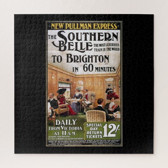 Puzzle Brighton, Inglaterra, Excursión en Tren (Vertical)