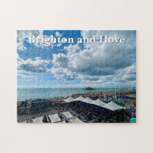 Puzzle Brighton y Hove Beach en el verano