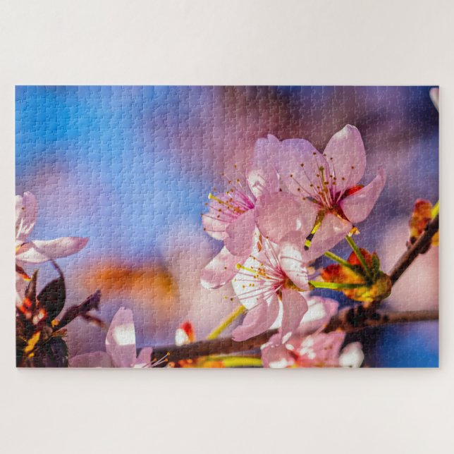 Puzzle Brillantes flores de Sakura (Horizontal)