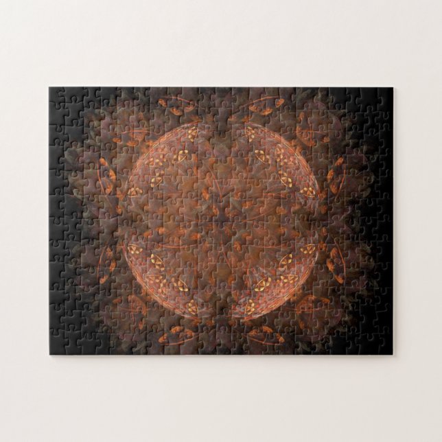 Puzzle Brillo de Cobre Dorado (Horizontal)