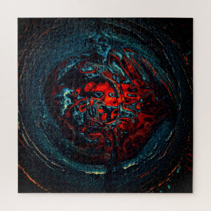 Puzzle Brillo rojo del Océano Inferno