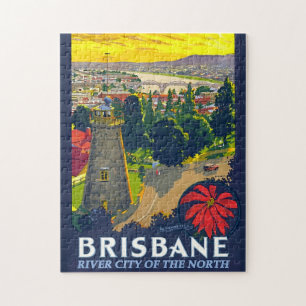 Puzzle Brisbane, Australia, ciudad fluvial del norte