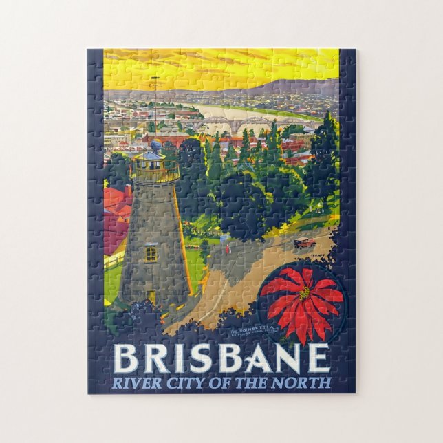 Puzzle Brisbane, Australia, ciudad fluvial del norte (Vertical)