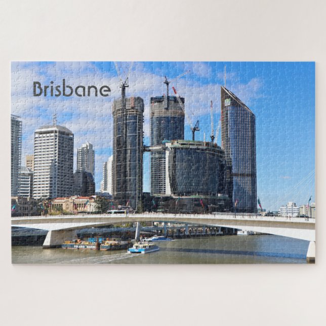 Puzzle Brisbane: puente y edificios (Horizontal)