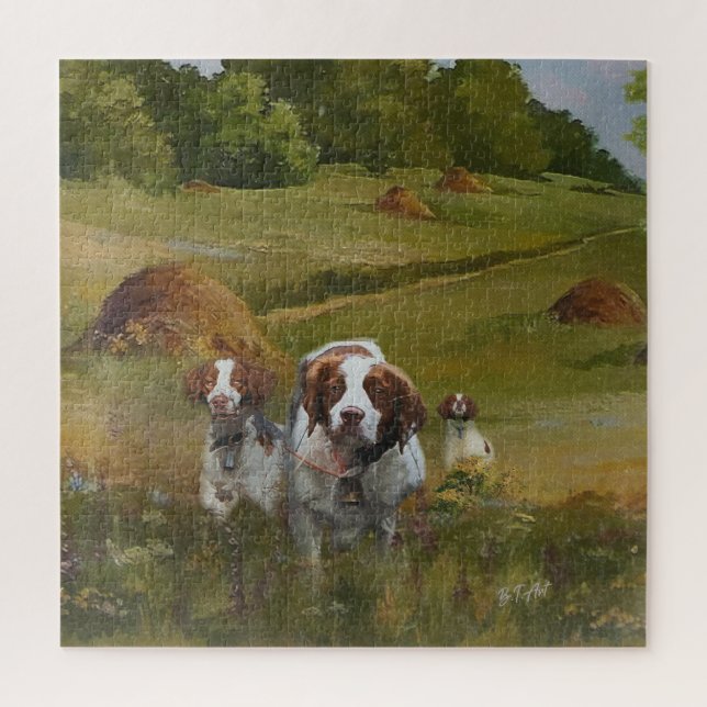 Puzzle Brittany Spaniel (Vertical)